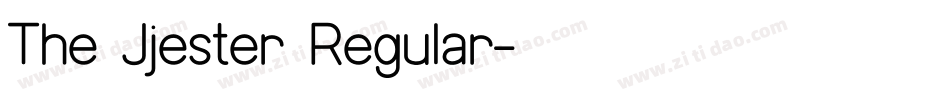 The Jjester Regular字体转换